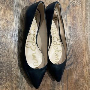 Sam Edelman Black Pointed Toe Flats Sz 9